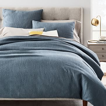 TENCEL™ & Cotton Matelasse Duvet Cover & Shams | West Elm (US)