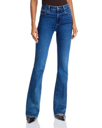 PAIGE High Rise Laurel Canyon Bootcut Jeans in Acapella  | Bloomingdale's Women | Bloomingdale's (US)