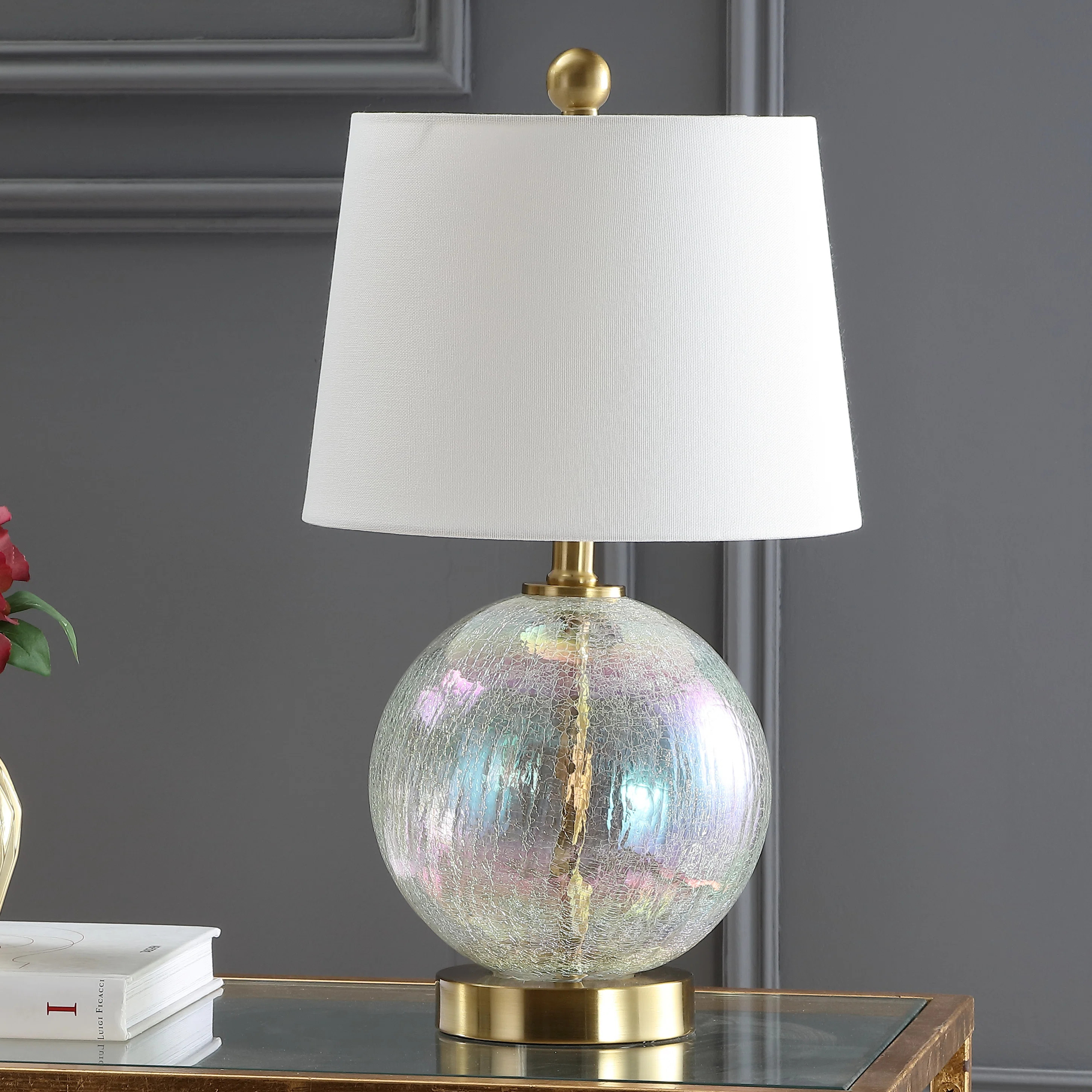Mercer41 Roselyn 20" Gold/Clear Table Lamp & Reviews | Wayfair | Wayfair North America