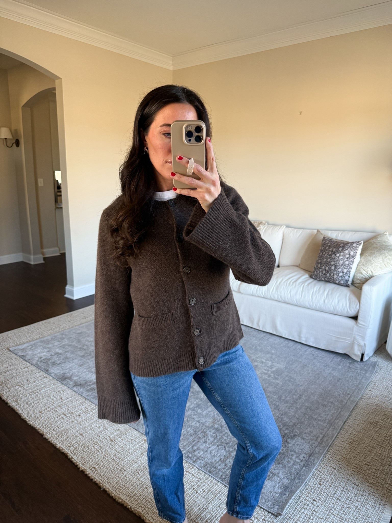 Cashmere Cardigan
Wearing small 