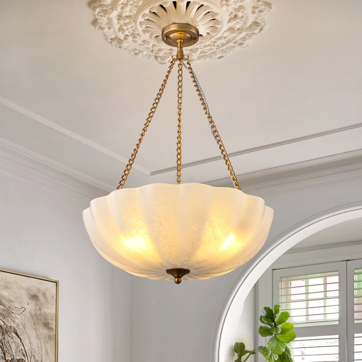 4-light Dimmable Empire Chandelier | Wayfair North America
