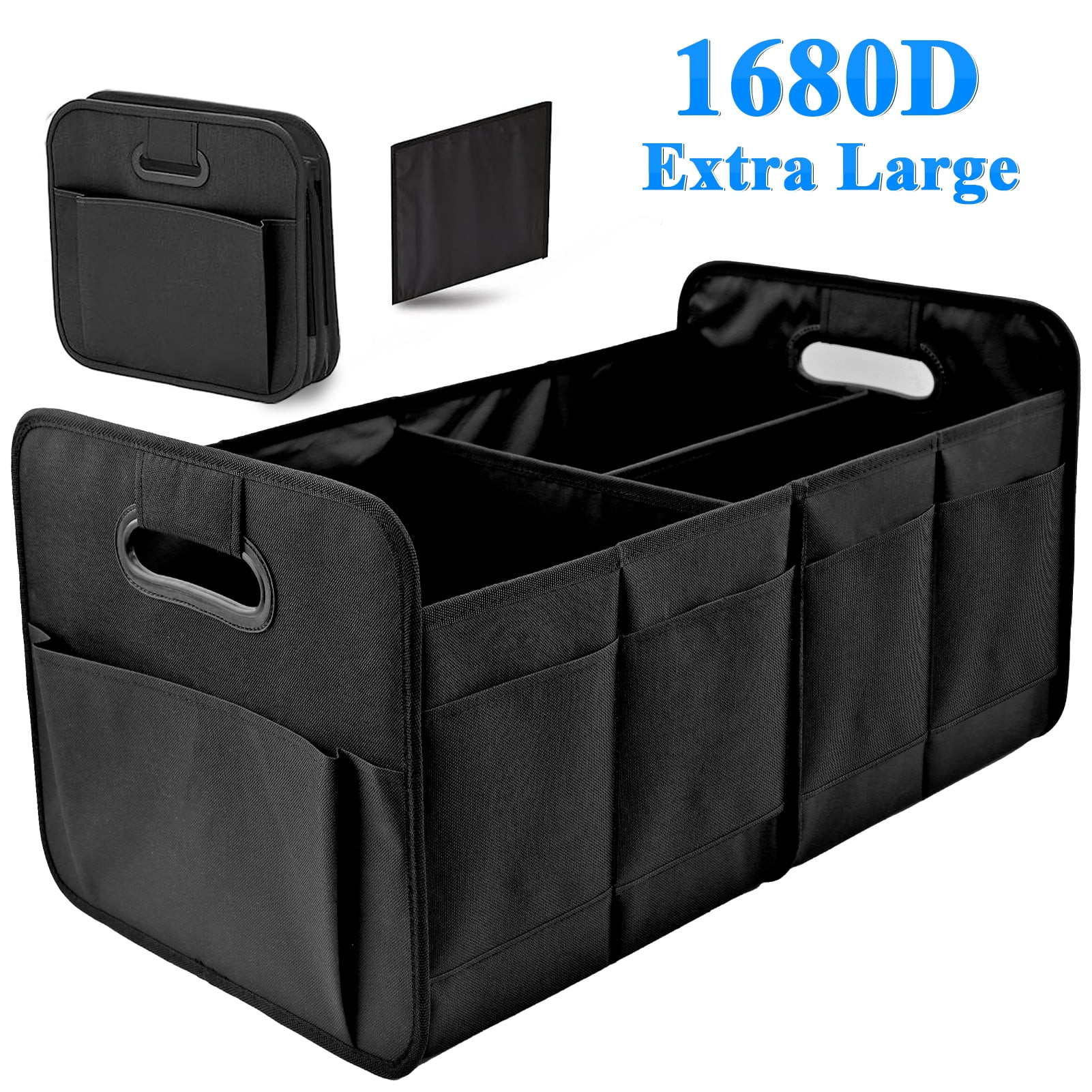 cyrico Car Trunk Organizer, Large Capacity Car Trunk Storage Organizer with Handle for Any Cars a... | Walmart (US)
