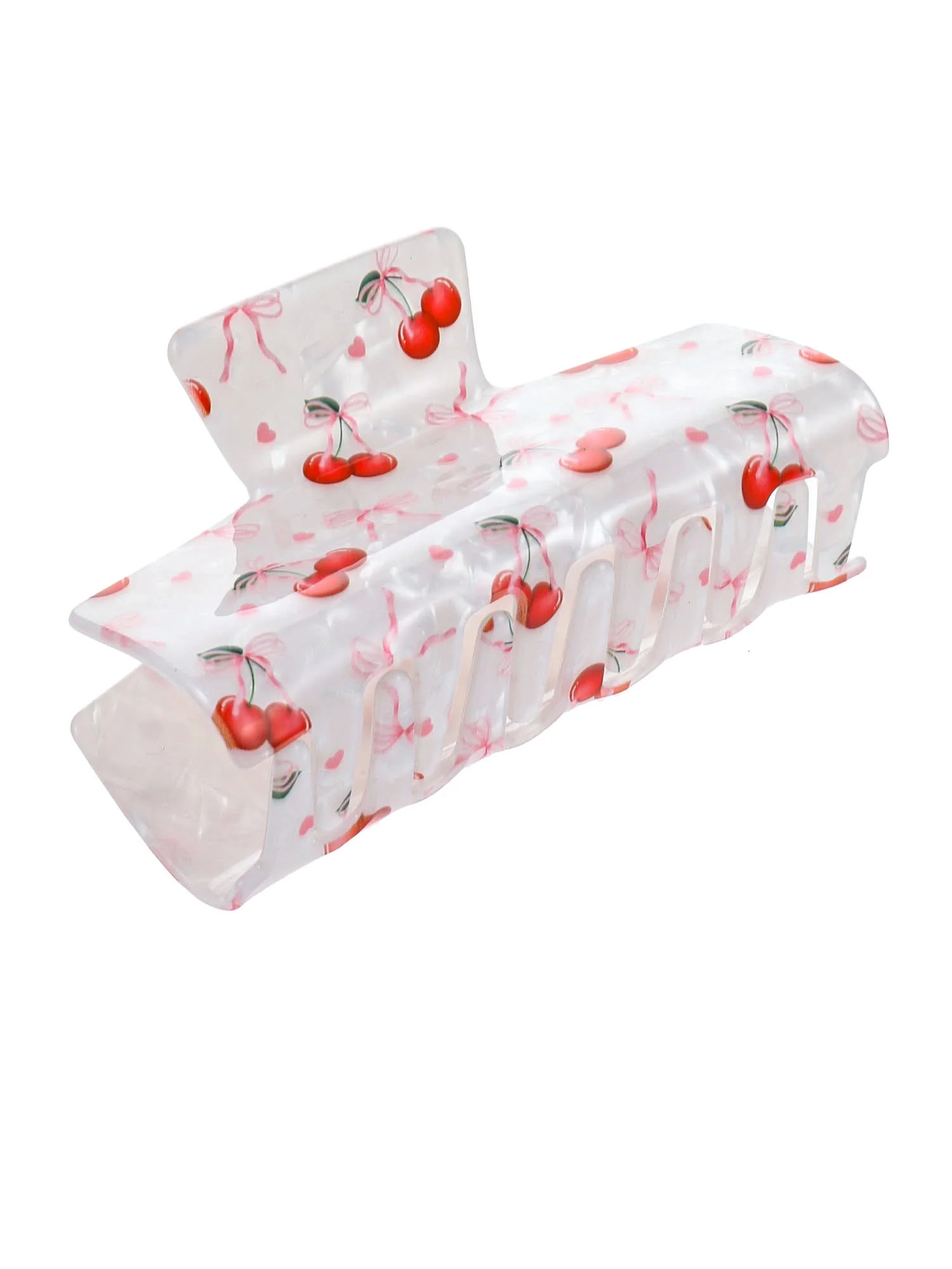 Packed Party Cherries and Bows Print Claw Clip, 1 Piece | Walmart (US)