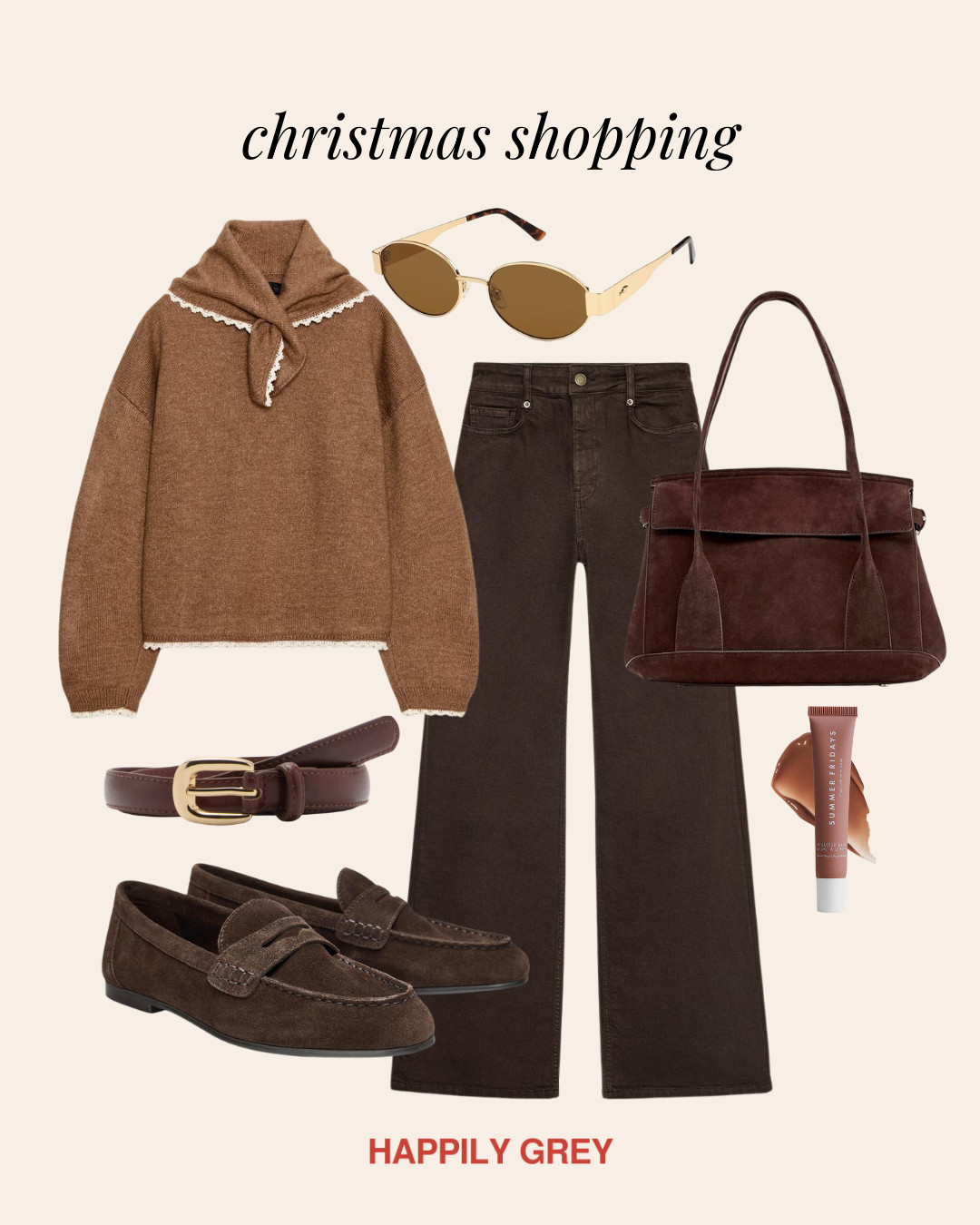 Christmas shopping outfit idea 🤍 

 #LTKHoliday #LTKootd #LTKFindsUnder100