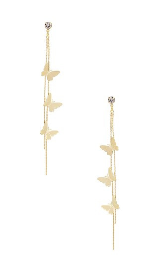 Mariposa Earring in Gold | Revolve Clothing (Global)