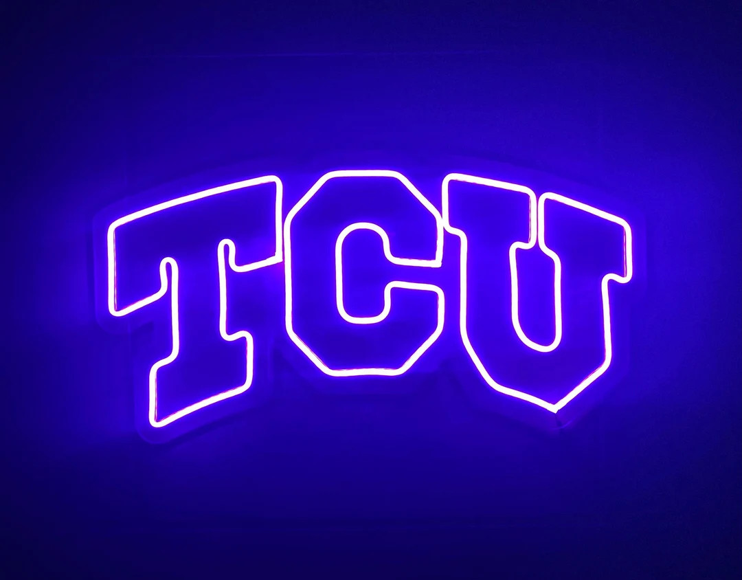Texas Christian University TCU LED Neon Sign - Officially CLC Licensed - Horned Frogs | Etsy (US)