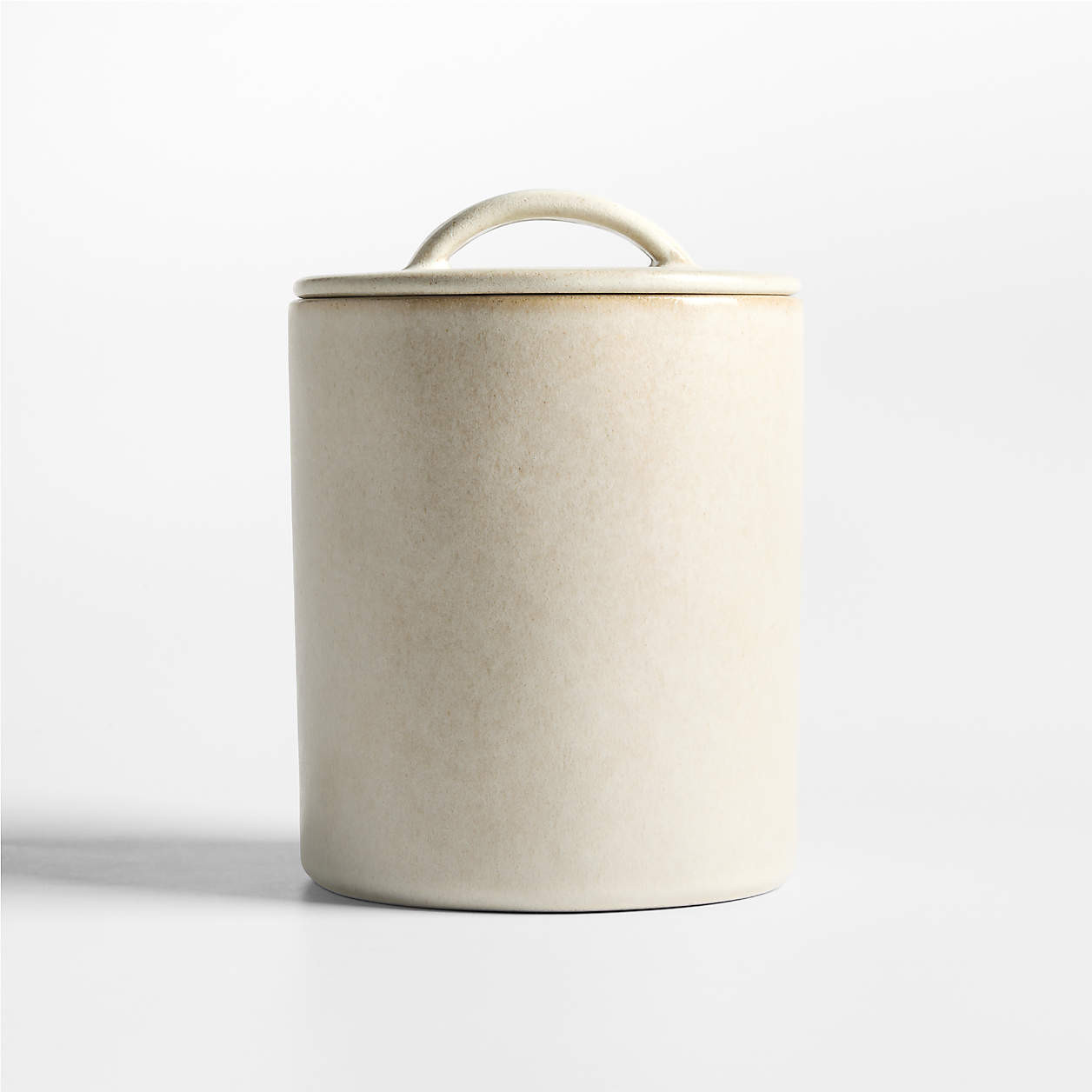 Juno Recycled Stoneware Canisters, Set of 4 | Crate & Barrel | Crate & Barrel