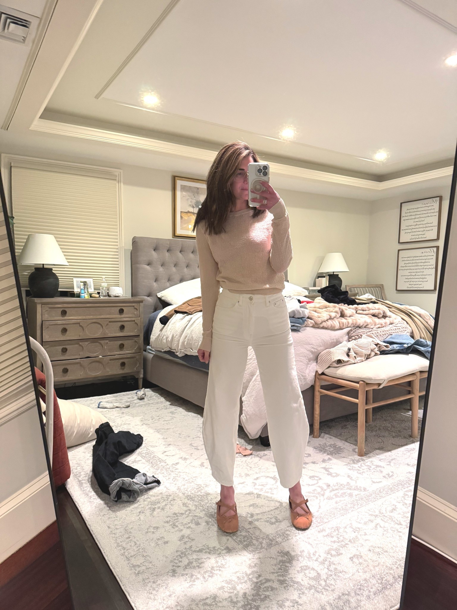 Ecru denim or bust x Spring cropped for 5’3” and below 

#LTKStyleTip #LTKFindsUnder100 #LTKSeasonal