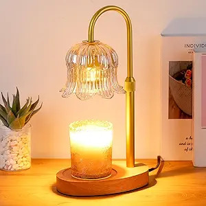 CRMILL Candle Warmer Lamp Electric Timer - Candles Warming Light Height Adjustable Dimmable Warme... | Amazon (US)