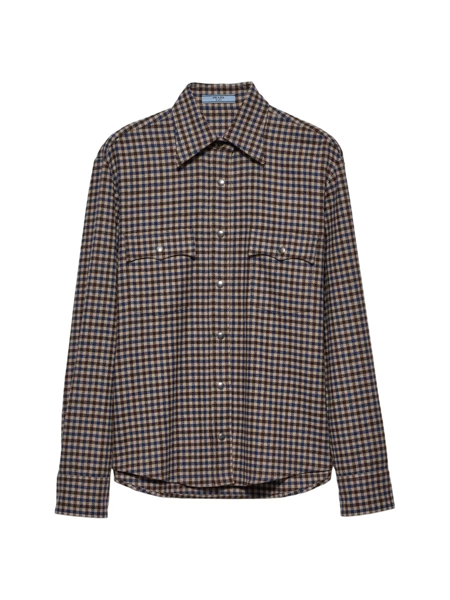 Prada Wool Shirt | Saks Fifth Avenue | Saks Fifth Avenue