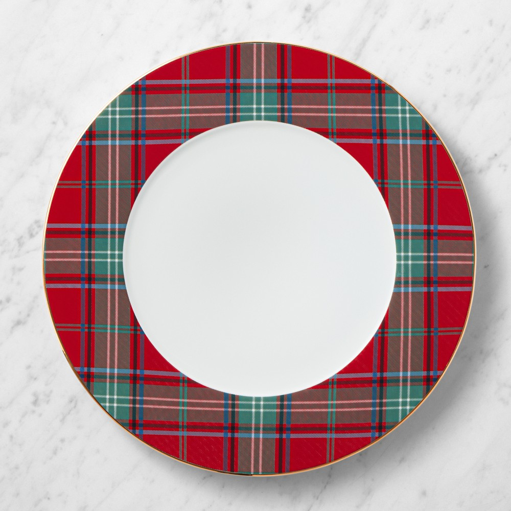 Red Tartan Chargers | Williams-Sonoma
