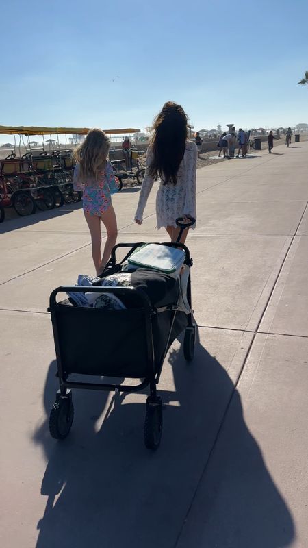 Our most used travel item has been this foldable wagon.  Perfect for the beach, Disney trips, carrying extra luggage, etc..

#LTKVideo #LTKSwim #LTKHome