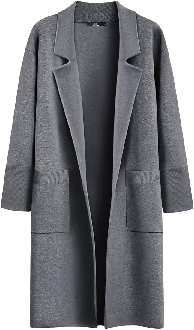 LILLUSORY Women's Long Dressy Cardigan Sweaters Fall Trendy Oversized Coatigan 2023 Knit Jacket W... | Amazon (US)