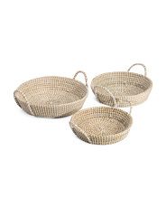 3pk Seagrass Baskets | Marshalls