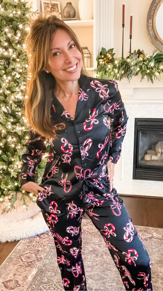 Victoria secret is up to 40% off right now 💖 Wearing my favorite holiday pajamas right now and will be purchasing in a few other colors. 

#LTKSaleAlert #LTKHoliday #LTKFindsUnder100