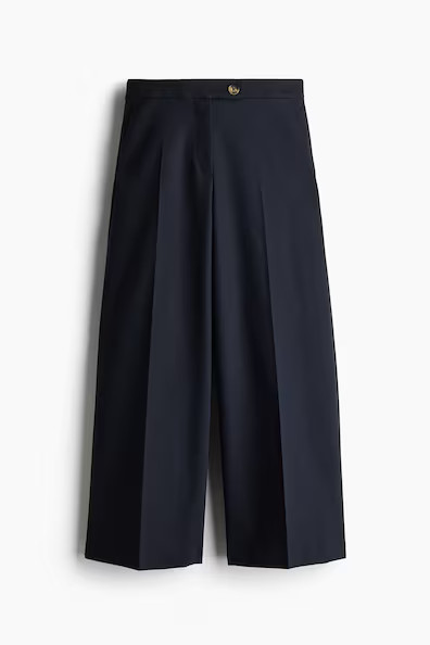 H & M - Wide-Leg Dress Pants - Blue | H&M (US + CA)