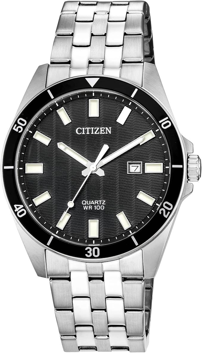 Citizen Quartz Mens Watch, Stainless Steel, Classic, Silver-Tone (Model: BI5050-54E) | Amazon (US)