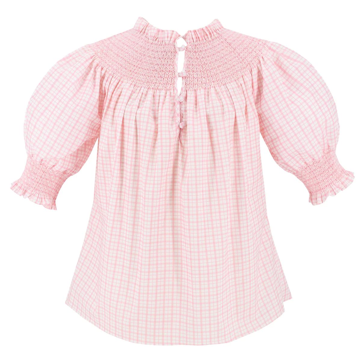 Women's Alice Shirt - Amor Pink Gingham | Dondolo