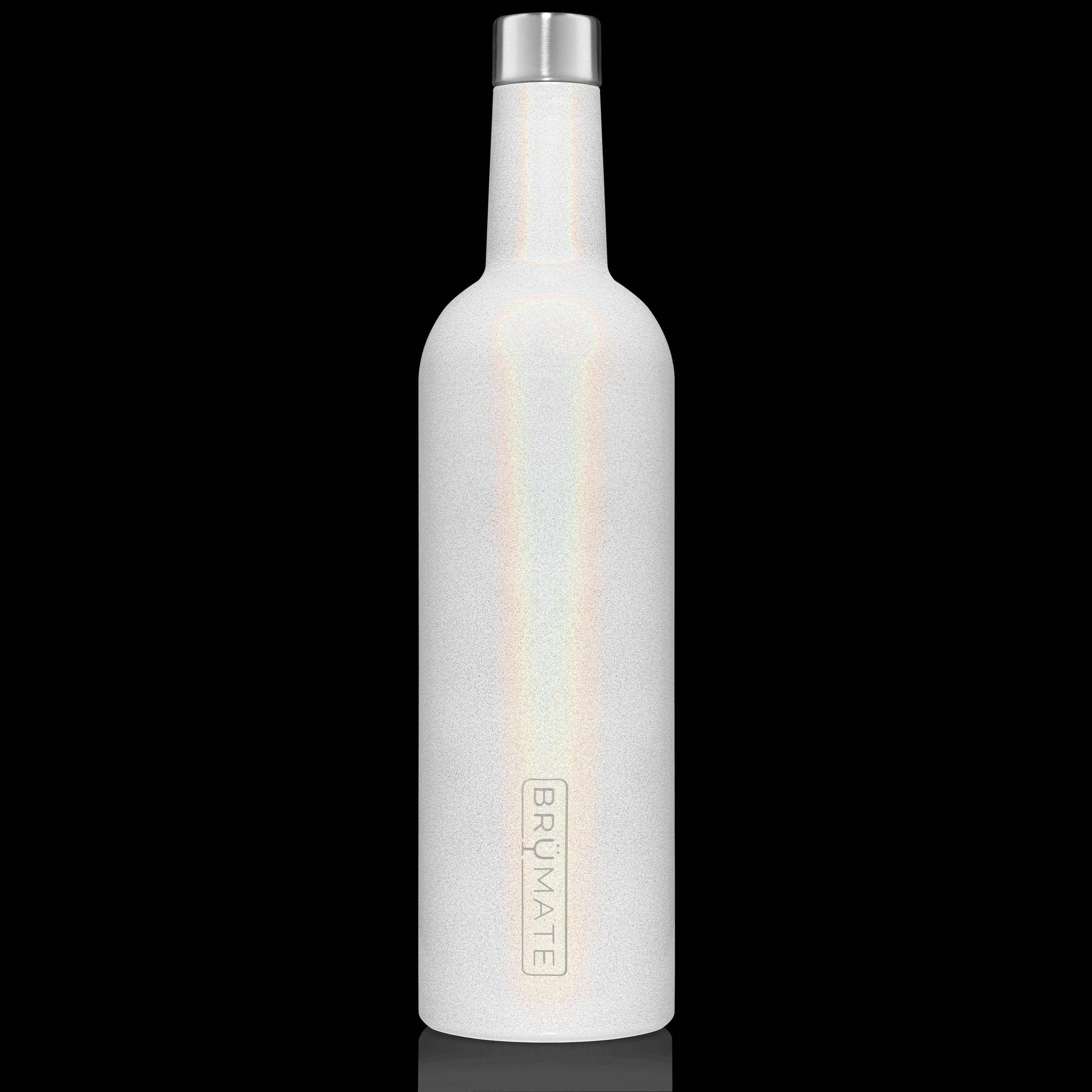 WINESULATOR™ 25oz Wine Canteen | Glitter White V2.0 | BruMate