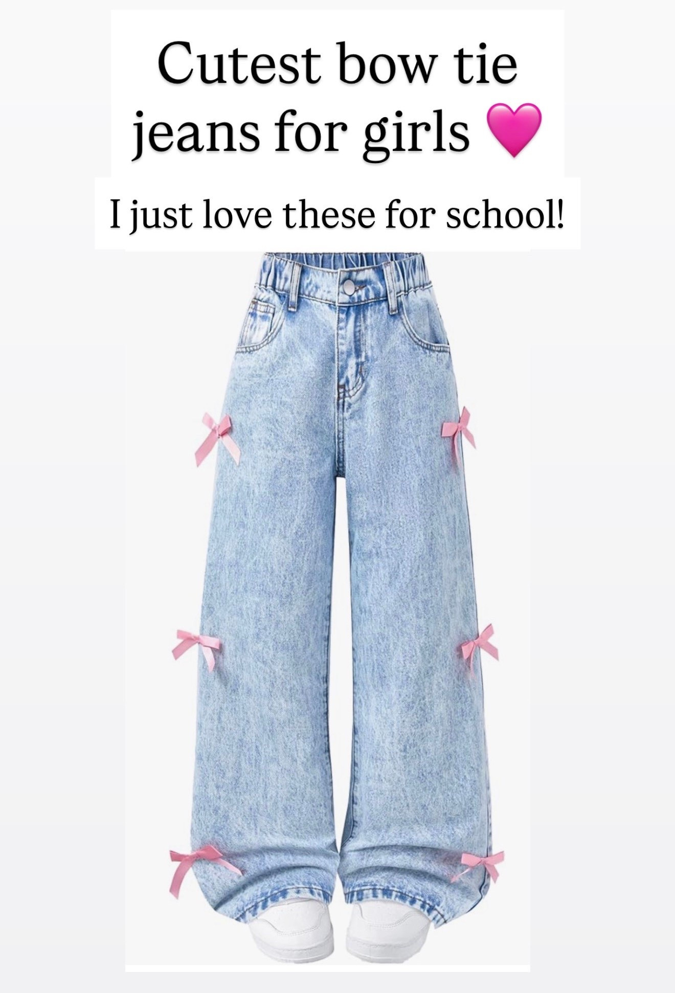 Cutest bow tie jeans for kids

#LTKKids