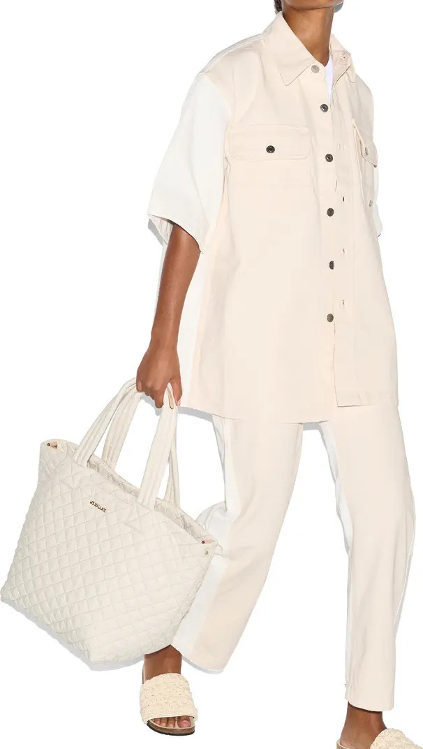 MZ Wallace Medium Metro Deluxe Tote in Summer Shale at Nordstrom | Nordstrom
