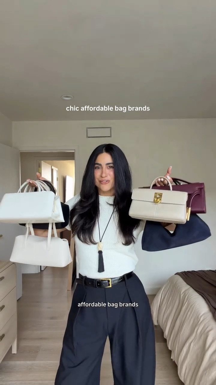 my favorite chic affordable bag brands!! Which one’s your favorite? 

#quietluxury #affordableluxury
