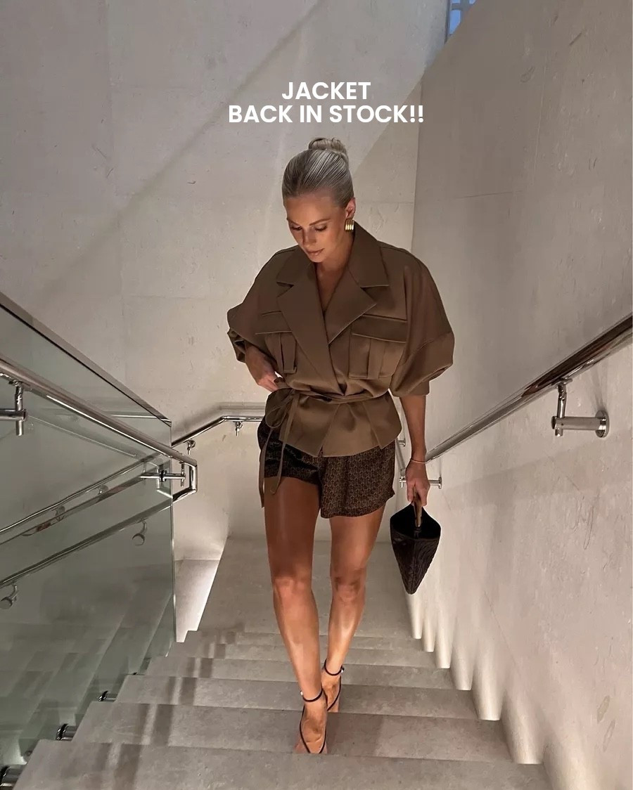 Jacket back in stock!! Small in jacket & shorts (linked similar), 1/2 size up in shoes! #kathleenpost

Date night outfit, vacation outfit, summer outfit, spring transition look, girls night out

#LTKootd #LTKSeasonal