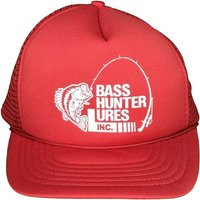 Vintage Bass Hunter Lures Inc Trucker Hat Snapback Fishing Cap Red | Etsy (US)
