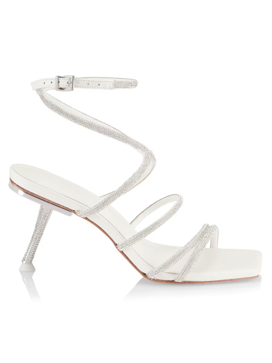 Isa Embellished Ankle-Strap Sandals | Saks Fifth Avenue