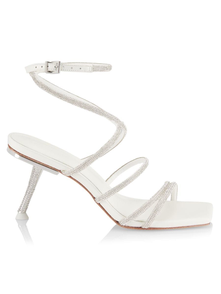 Isa Embellished Ankle-Strap Sandals | Saks Fifth Avenue