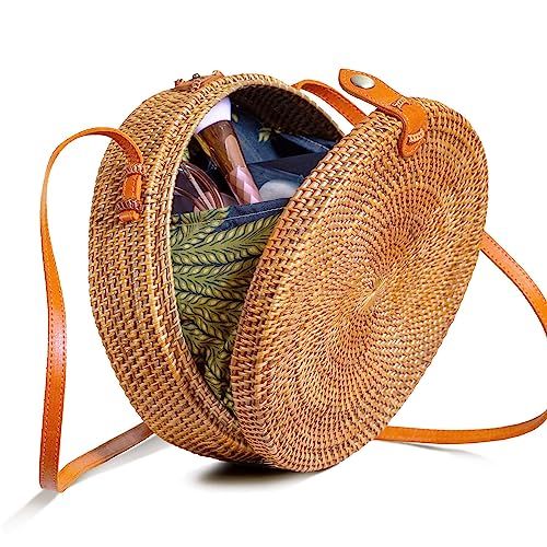 Handmade Rattan Bags | Bali Boho Bags | Ata Crossbody Bags | Choose Design | Amazon (US)