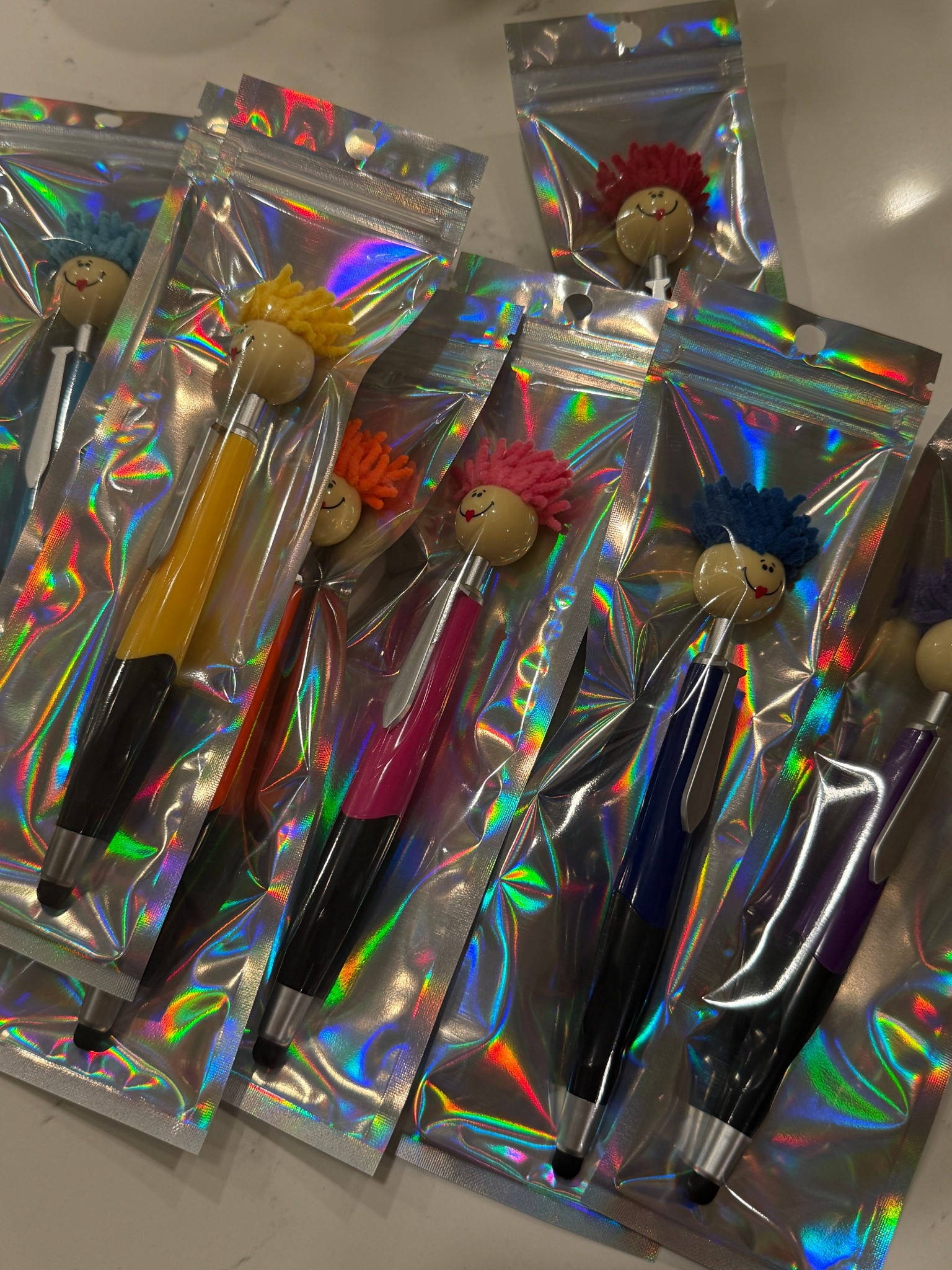 Classroom favor bday gift (no food school) 
Fun ballpoint pen with stylus end and packaging to make if giftable 

#LTKParties #LTKKids