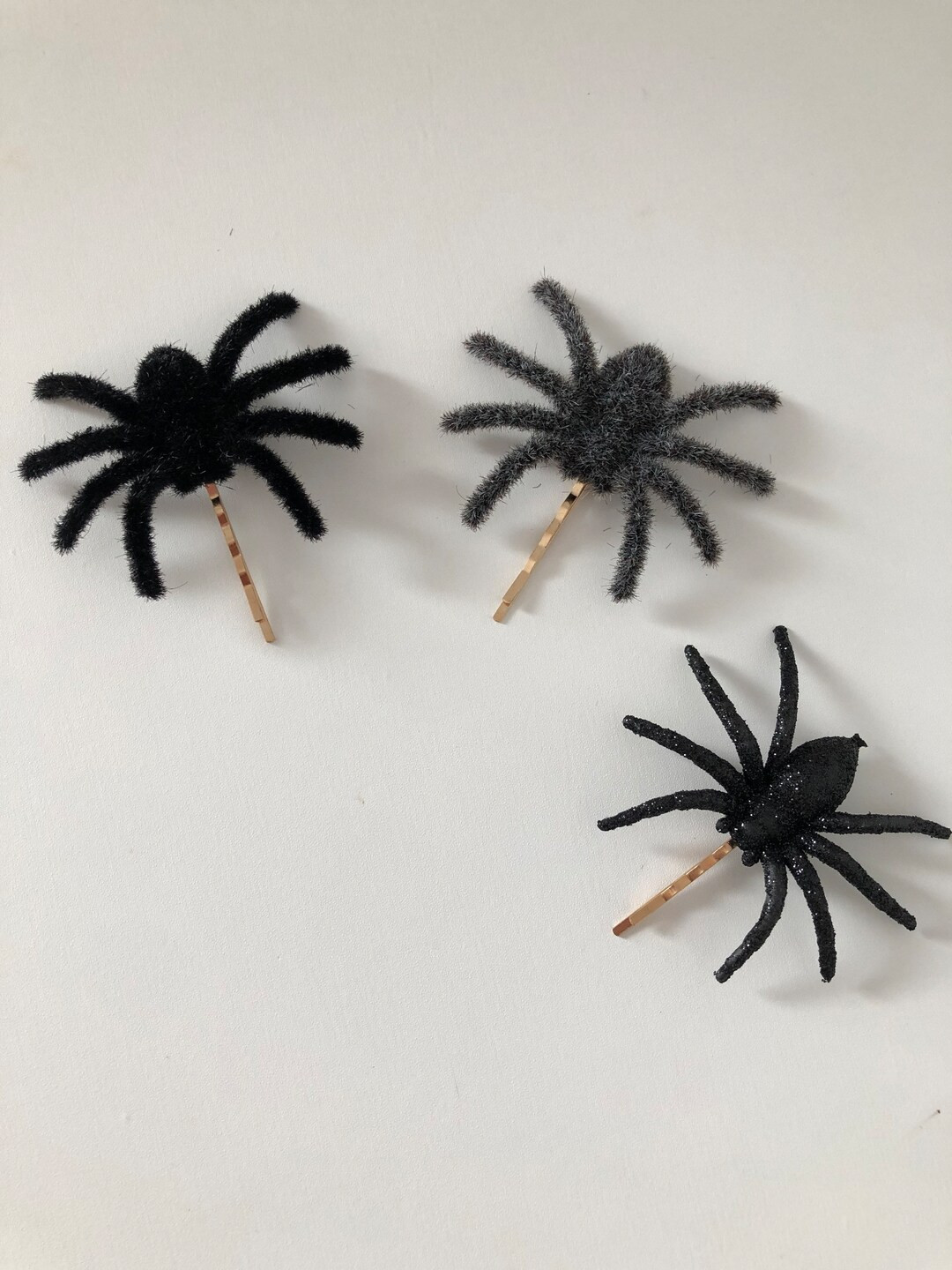 Spider Handmade Hair Pin Creepy Halloween Hair Clip Barrette - Etsy | Etsy (US)