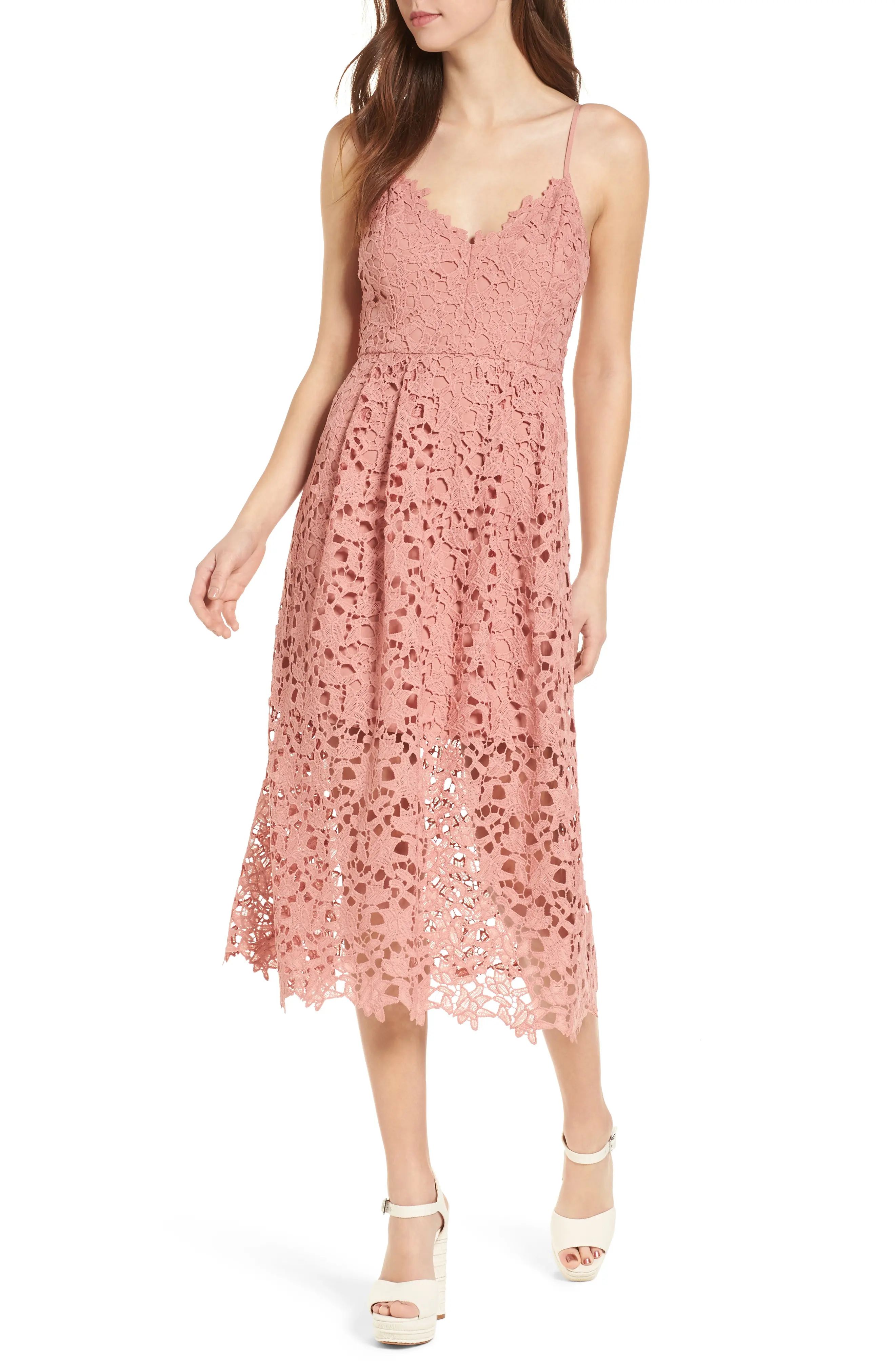 Lace Midi Dress | Nordstrom