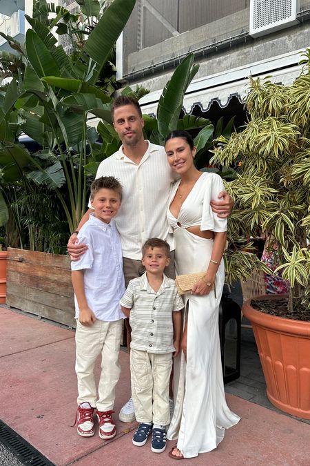 Family resort wear outfits 🤍 im wearing a size XS tall in the white maxi dress 

Resort wear, family beach outfit, vacation outfit, beach vacation, white dress, vacation white dress, beach dress, summer outfit, boys style, little boy outfit, Abercrombie, Walmart, H&M, men’s outfit, Christine Andrew 

#LTKfindsunder100 #LTKtravel #LTKfamily
