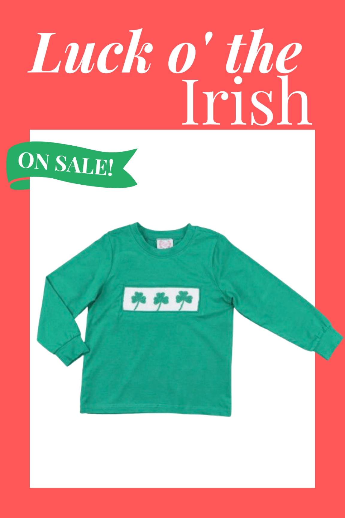 St. Patrick’s Day outfits now on sale at Cecil and Lou! Perfect shamrock dresses, shirts, and sets to keep your little leprechaun from getting pinched!

#LTKkids #LTKSpringSale #LTKbaby