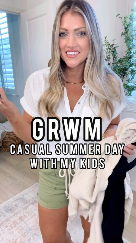 Grwm for a summer day as a mom 🥰 I’m wearing a small in everything!!! Top runs super oversized / shorts are pretty true to size. //


Casual summer outfit
Everyday outfits
Summer outfit ideas
Mom fit
Coverup
Beach coverup
Pool cover
Beach outfit
Summer trip
Travel outfit
Vacation style


#LTKstyletip #LTKtravel #LTKunder50