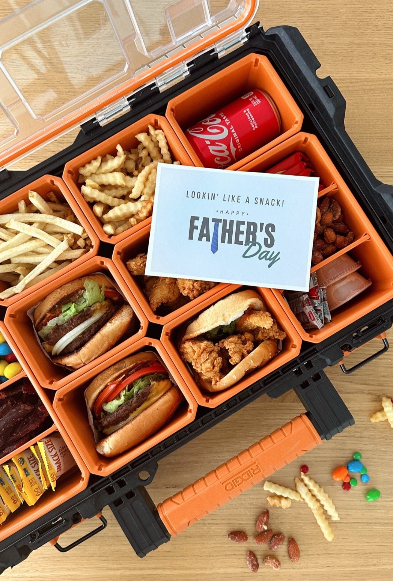 This Father’s Day toolbox (lunchbox) is the perfect gift for him! Fun, creative, and filled with his favorite snacks. Tap to shop! 🍟🍔✨

#LTKdayinmylife #LTKMens #LTKfoodie