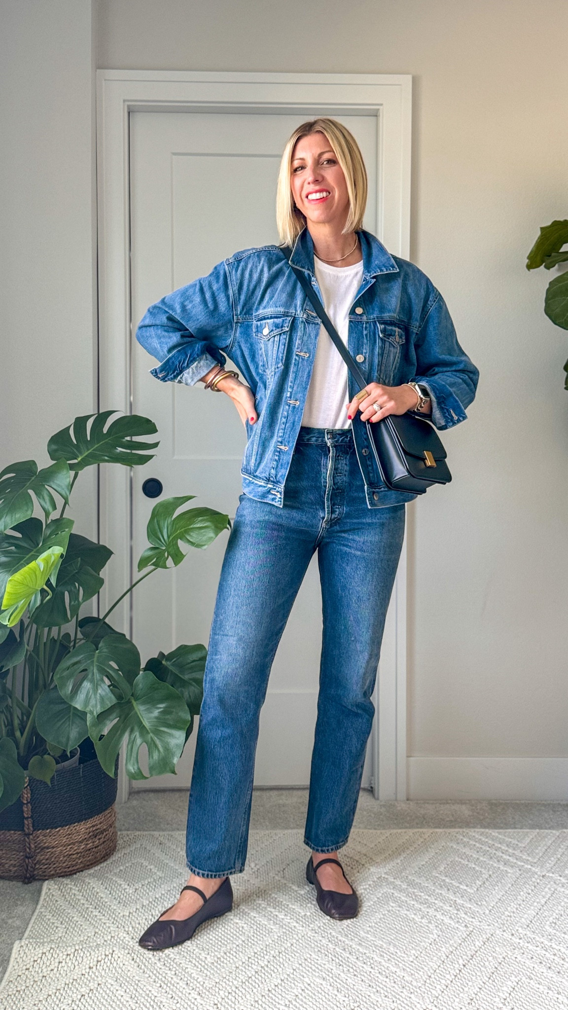 Double denim for a chic an elevated every day look

#LTKFindsUnder100 #LTKStyleTip #LTKOver40