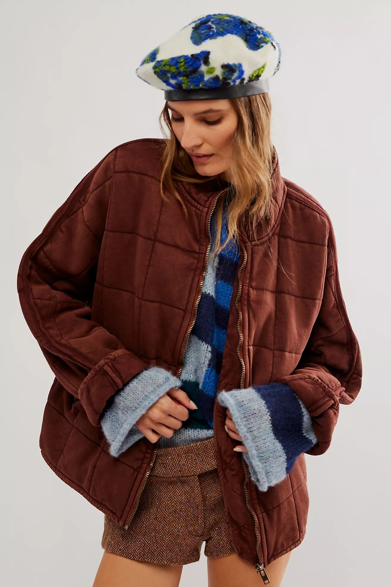 Dolman Quilted Knit Jacket | Free People (Global - UK&FR Excluded)