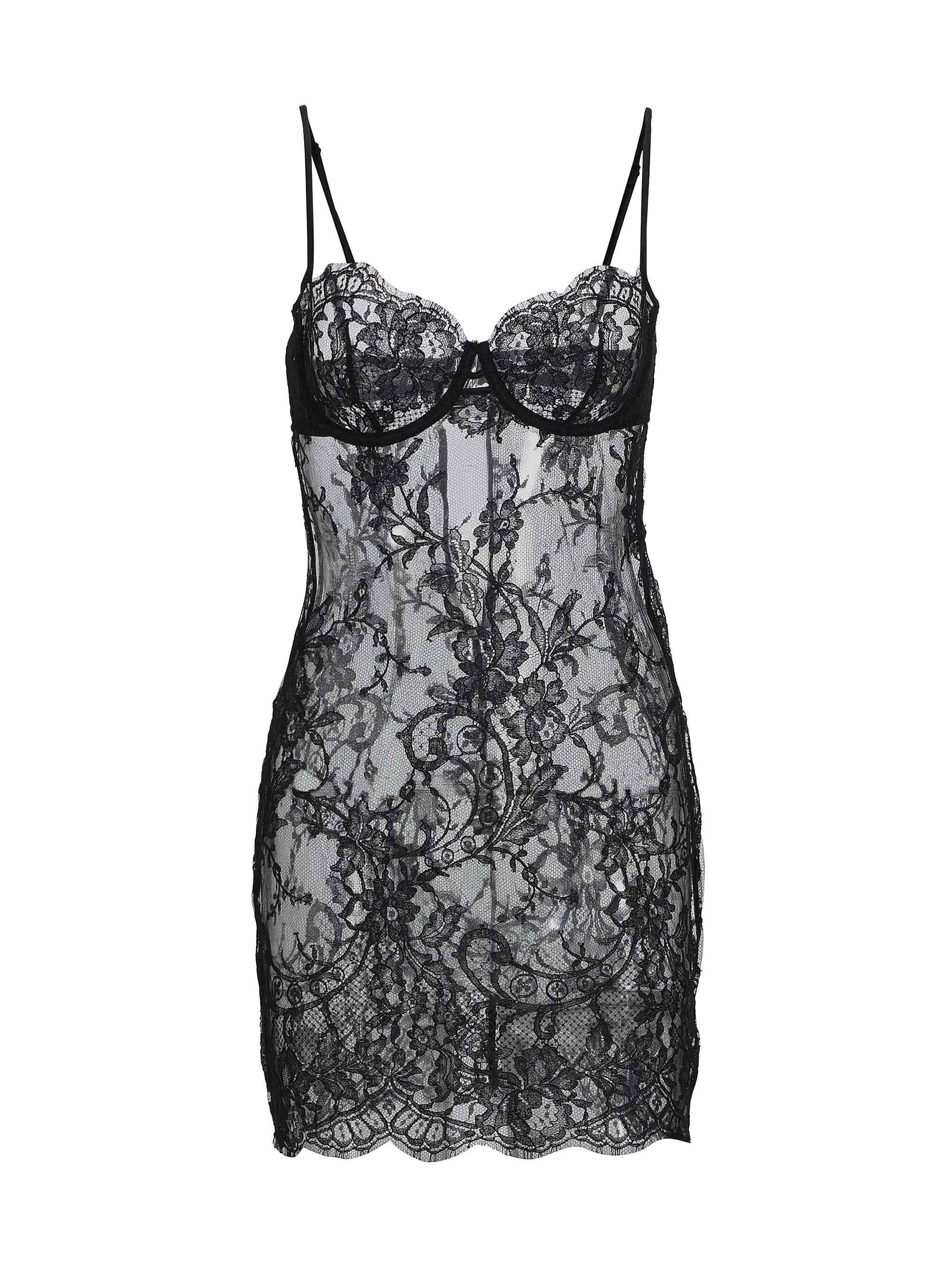 Camille Lace Mini-Slipdress | Saks Fifth Avenue