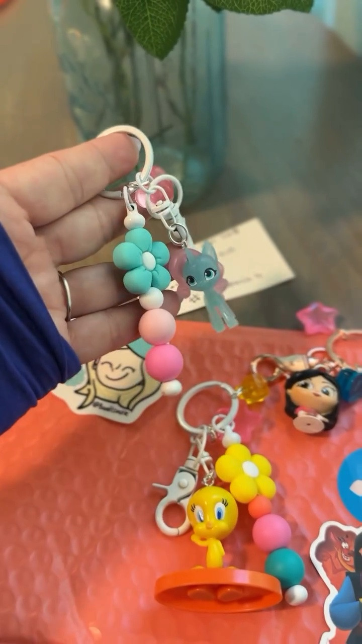 #tchains are our new obsession! I think I need one more to finish it my backpack! Got any ideas @bandtcastle ? Send this 10 year old small business owner a message to order!!!