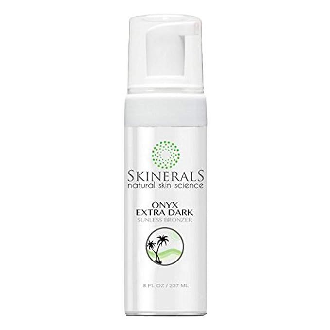 Skinerals Onyx Extra Dark Self Tanner Sunless Tanning Mousse Bronzer with Natural and Organic Ing... | Amazon (US)