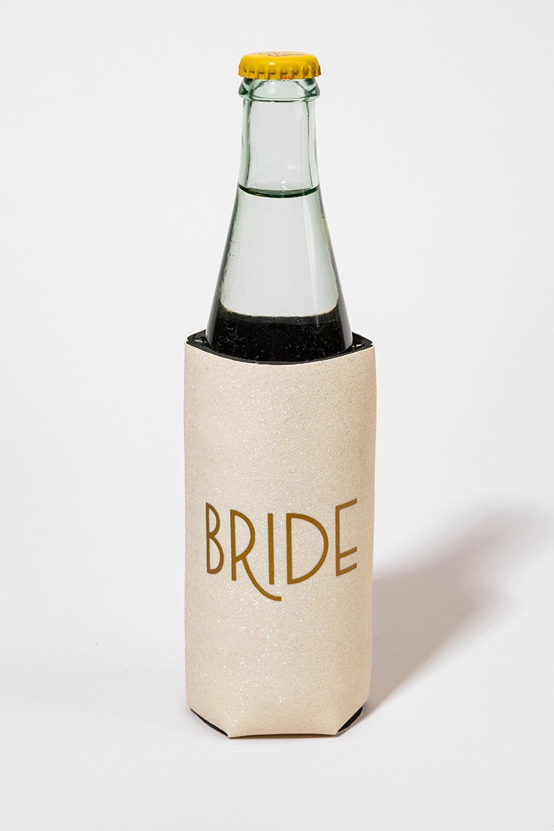 Bride Gold Drink Sleeve | Francesca's