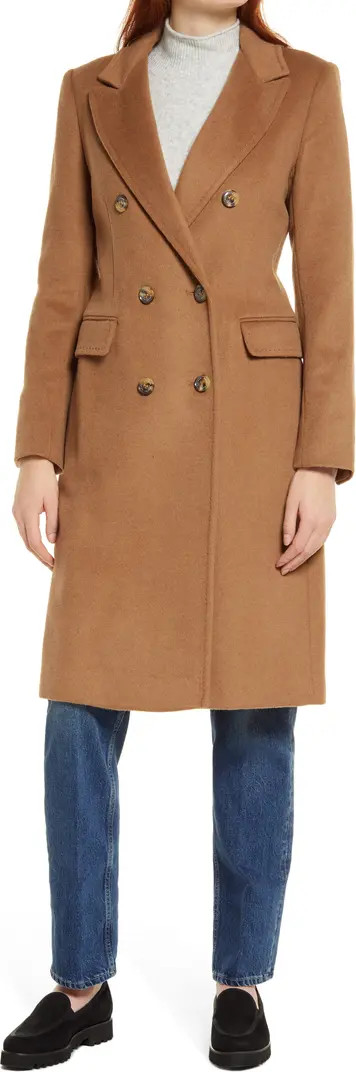 Double Breasted Wool Blend Coat | Nordstrom