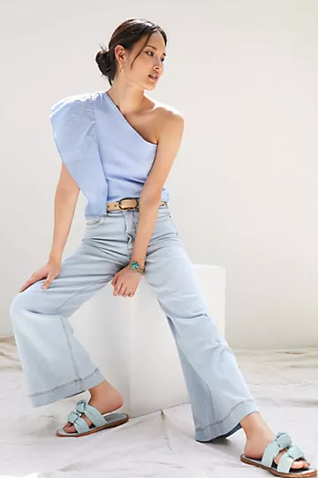 Maeve Ultra High-Rise Wide-Leg Jeans | Anthropologie (US)