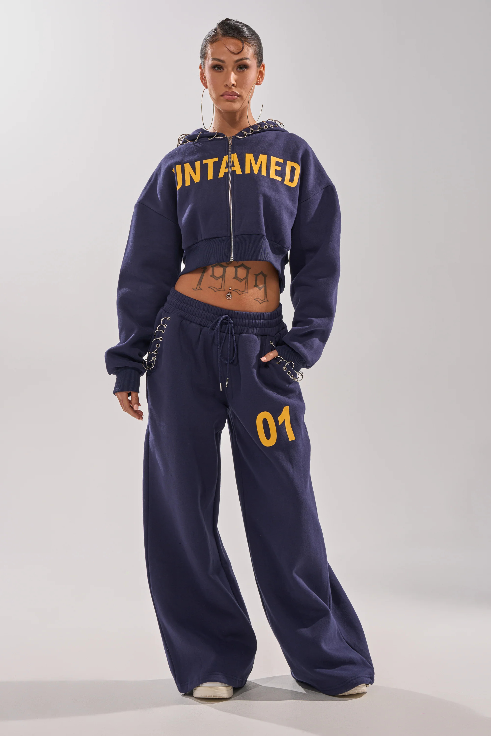 AKIRA Untamed Metal Ring Jogger Pants | Size XL | AKIRA