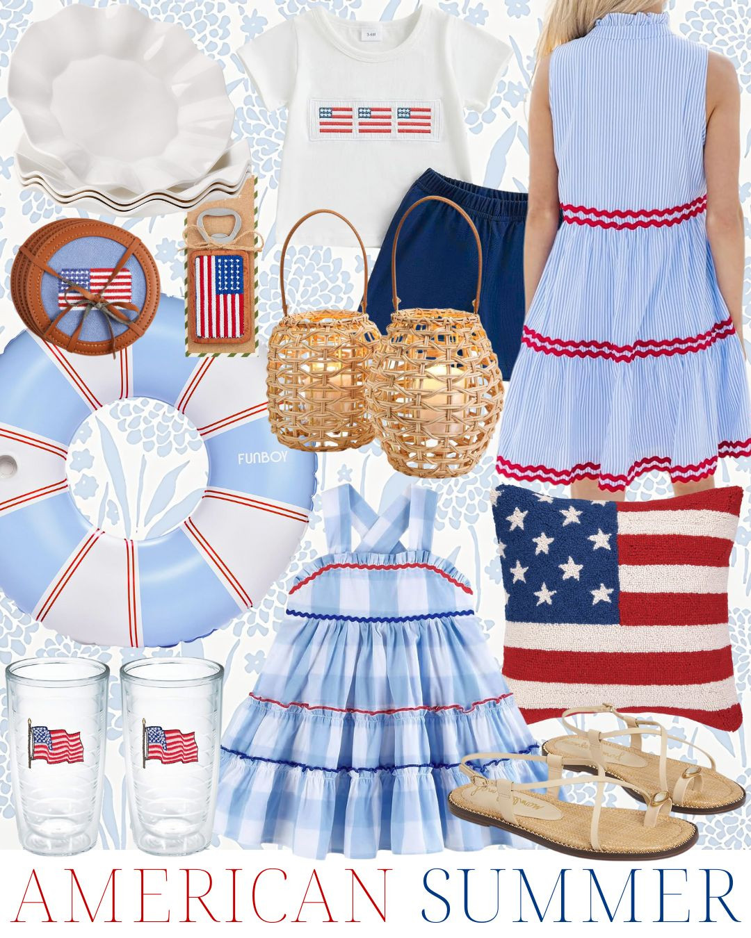 American summer, 4th of July, American Flag, patriotic, red, white, blue, women’s swim | sunny style | summer | outdoor finds | outdoor style | patio furniture | porch refresh | springtime | spring refresh | home decor | home refresh | Amazon finds | Amazon home | Amazon favorites | classic home | traditional home | blue and white | furniture | spring decor | southern home | coastal home | grandmillennial home | scalloped | woven | rattan | classic style | preppy style | outdoor fun | kids toys | beach toys | sand castle | sand scoopers | bike | bubble blower | glitter | tie dye | sidewalk chalk | trucks | pool toys | water sports | water table | baby | girl | boy | children’s activities | summer | spring | outdoor  

 #LTKHome #LTKStyleTip #LTKSwim