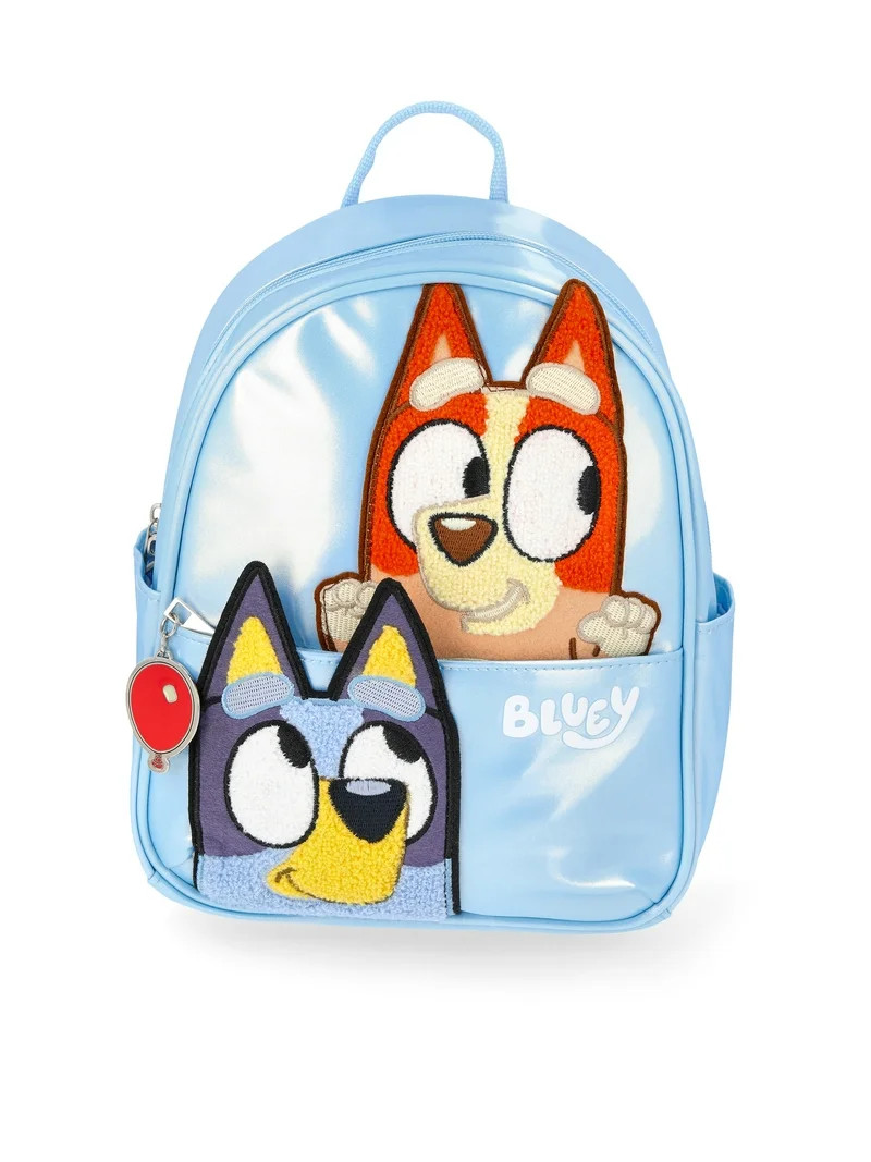 Bluey Peeking Women's 10.5" Mini Backpack, Blue | Walmart (US)