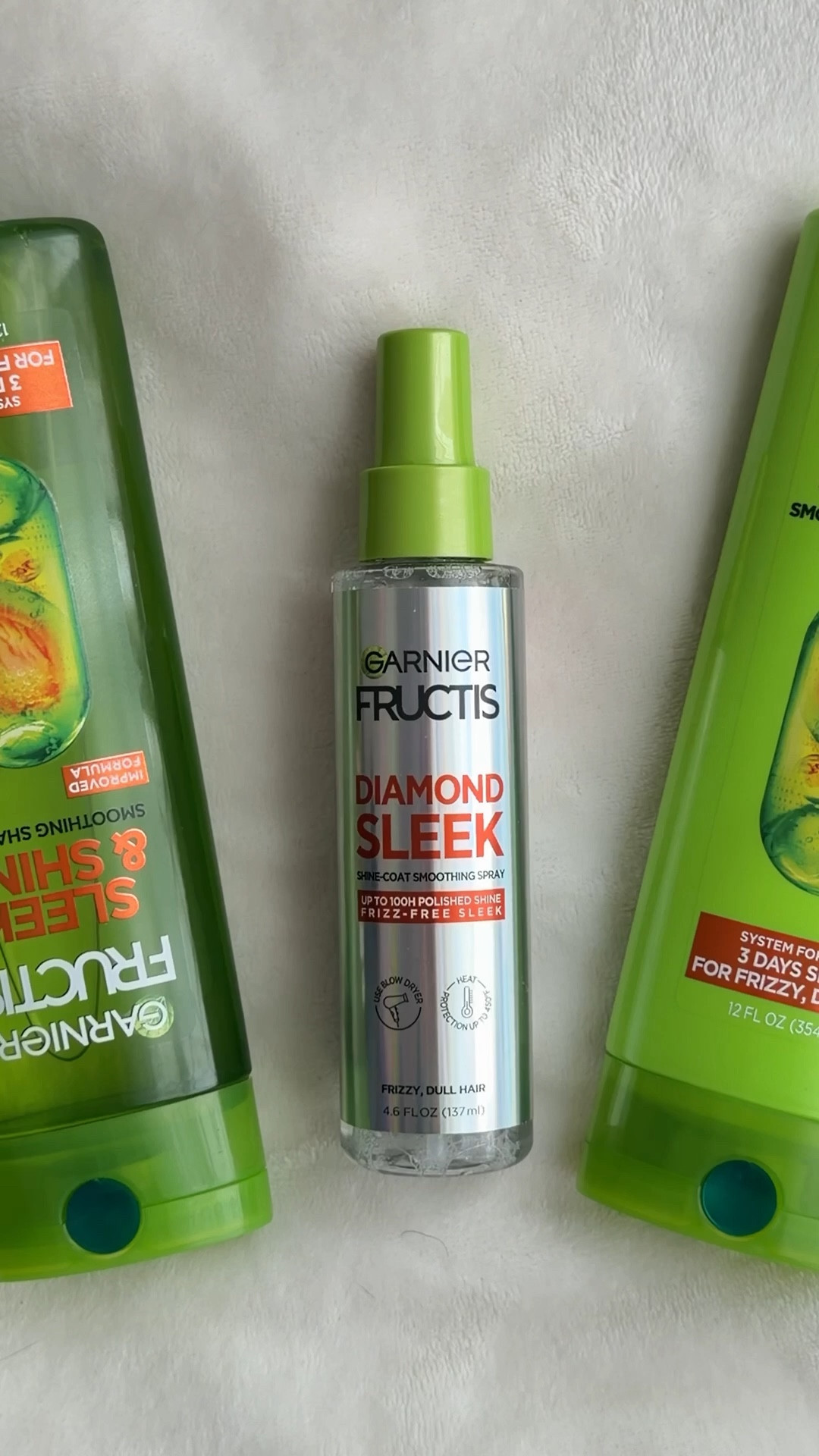 #AD
If your hair isn’t looking like this… we need to talk ✨
My go-to lately: Garnier Sleek & Shine shampoo + conditioner + the Diamond Sleek Shine spray for that glossy, polished finish.
#TargetPartner #garnierpartner @target @garnierusa @shop.LTK #liketkit  

#LTKU #LTKselfcare #LTKgrwm